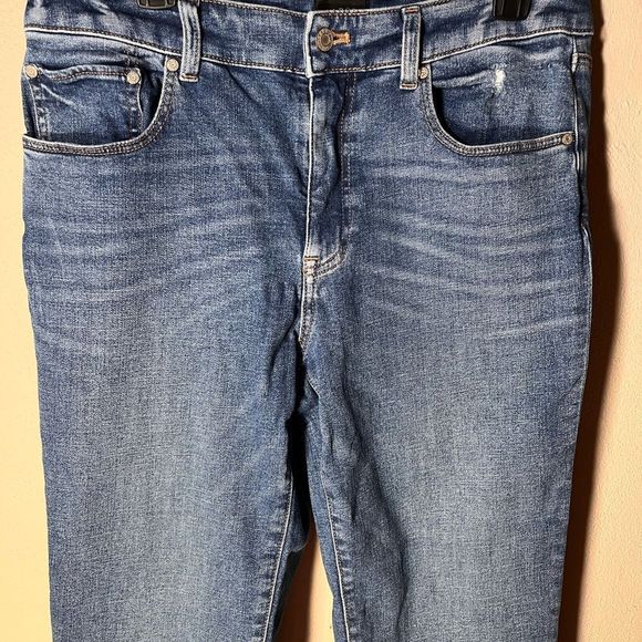 Talbots Jeans Sz 8 Raw Edge Everyday Jeans - Picture 7 of 10